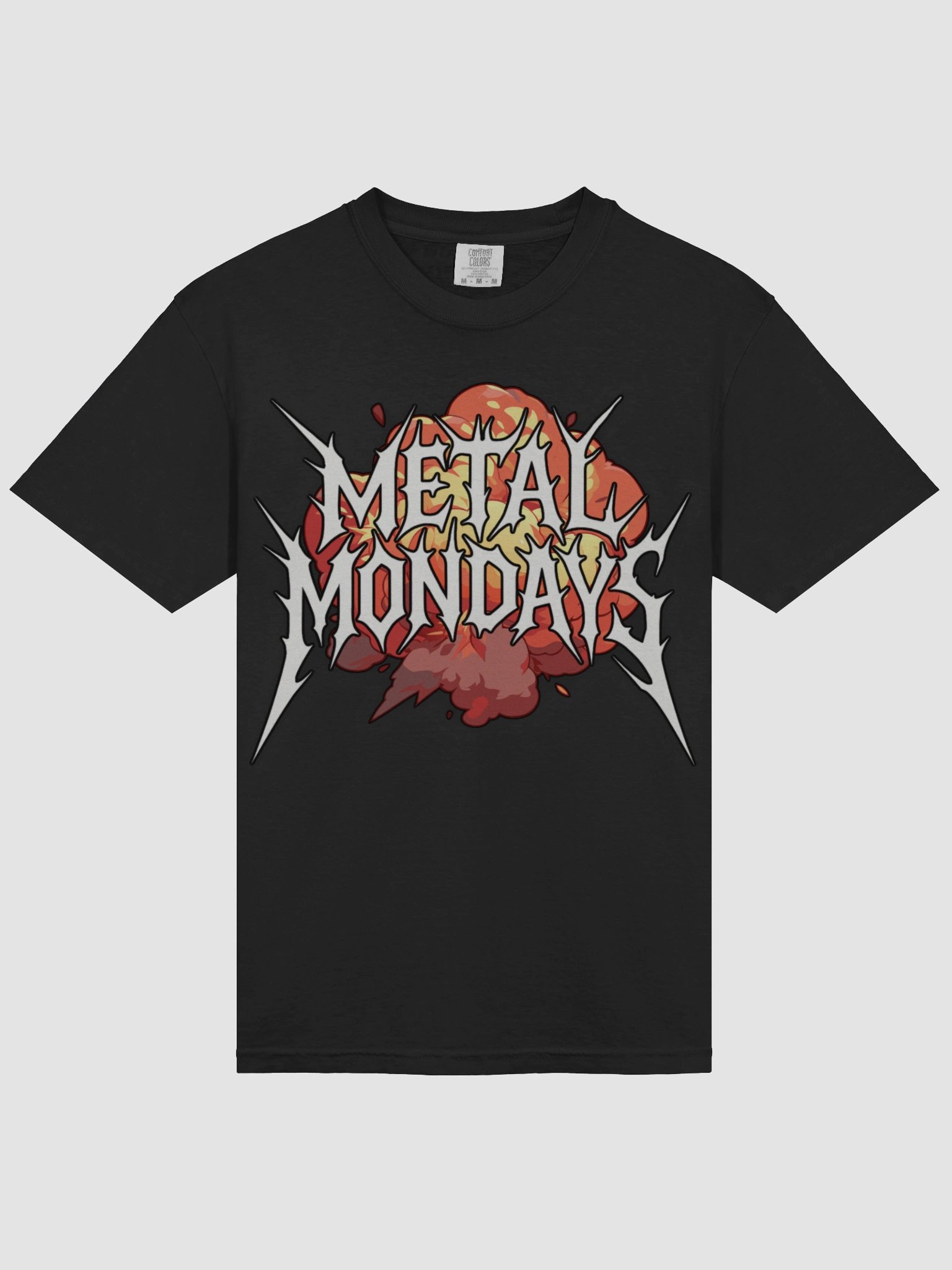 Metal Monday Explosion Graphic Tee product image (3)