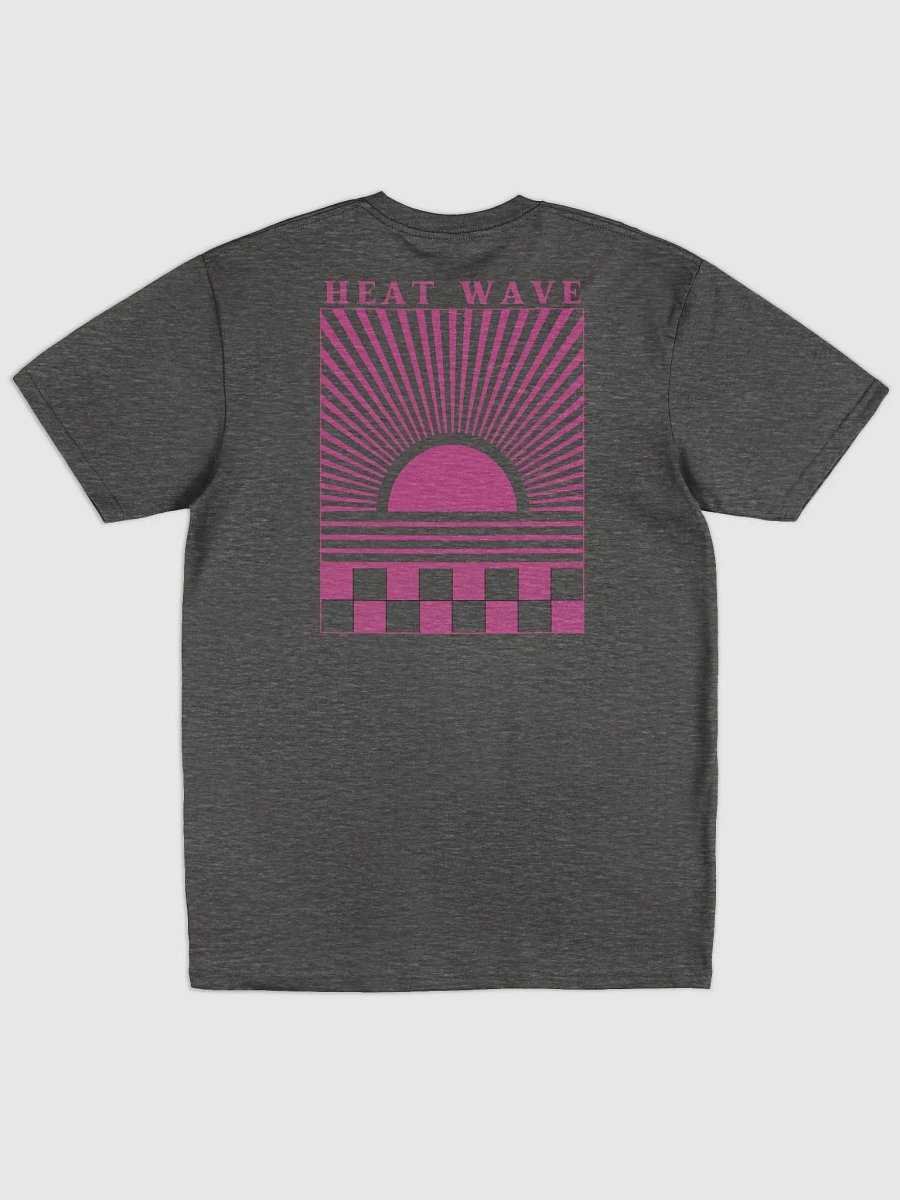 Heat Wave Retro Sunset T-Shirt - Charcoal Heather product image (1)