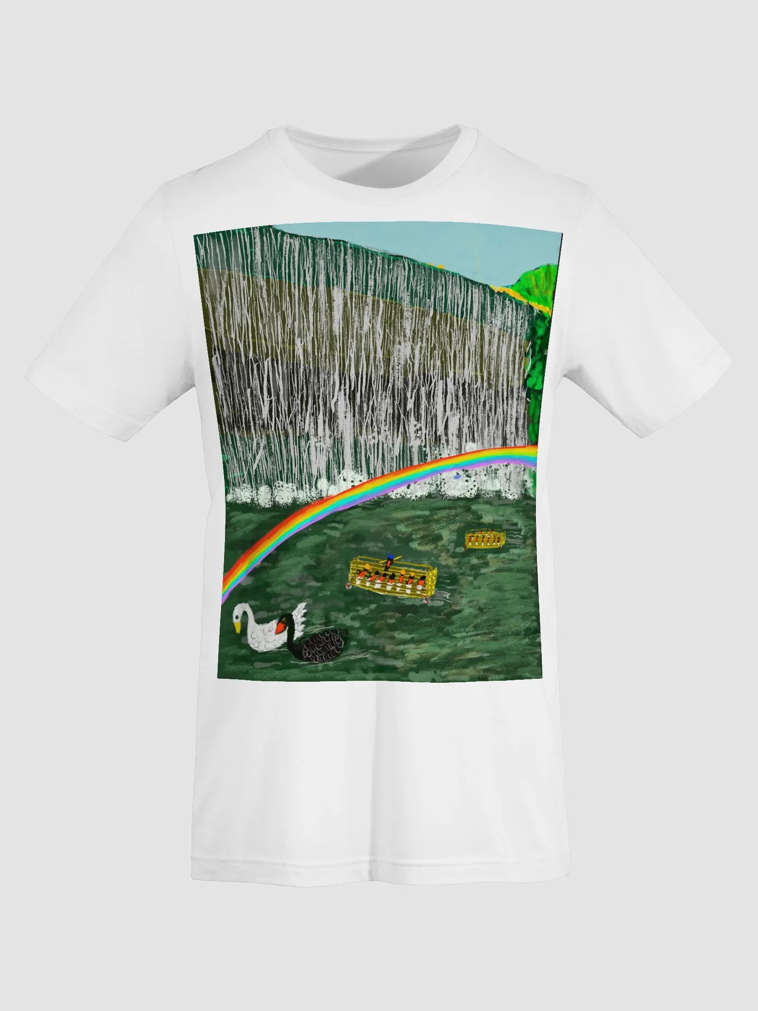 Bella+Canvas Supersoft T-Shirt: waterfall product image (70)