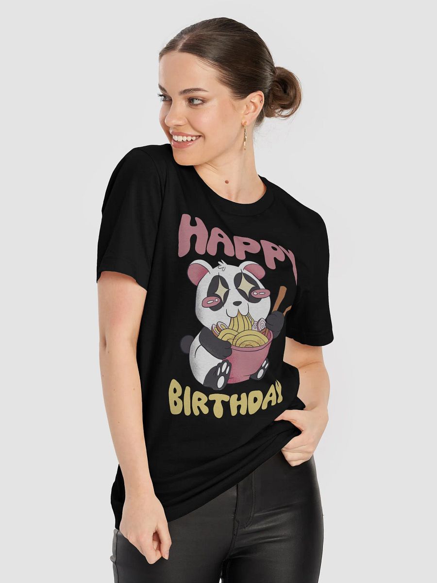 Happy Birthday (Panda Eating Noodles) T-Shirt product image (39)