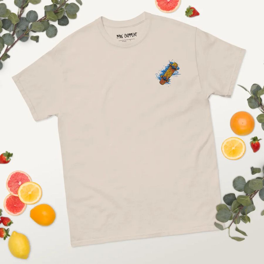 Wild Wet Skateboard Embodied T-shirt product image (36)