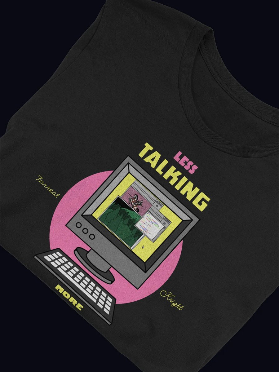 Less Talking More Coding T-Shirt (No Frame) product image (2)