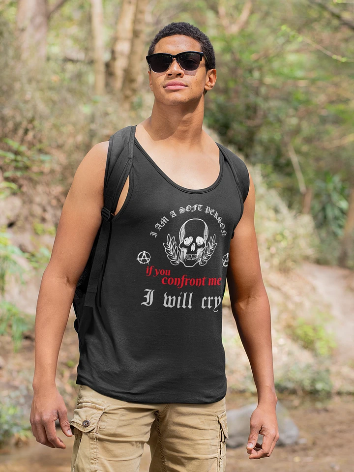 Soft Person unisex jersey tank top product image (1)