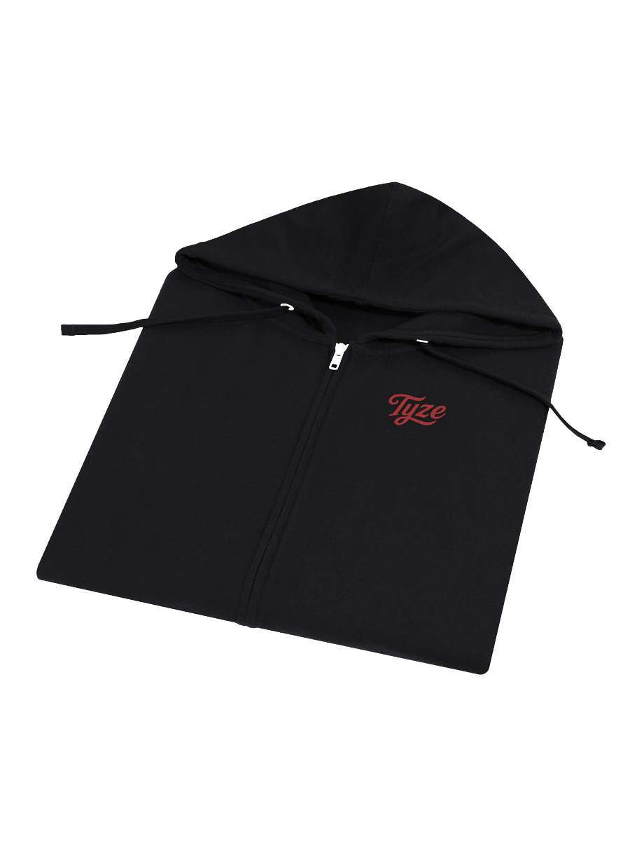 Crimson Cursive Fleece Zip-Up Hoodie product image (13)