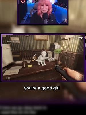 Yeah, your game is good, but can you pet the cat? horror game: In Sound Mind #twitch #gamer #twitchstreamer #gaming #petthecat 
