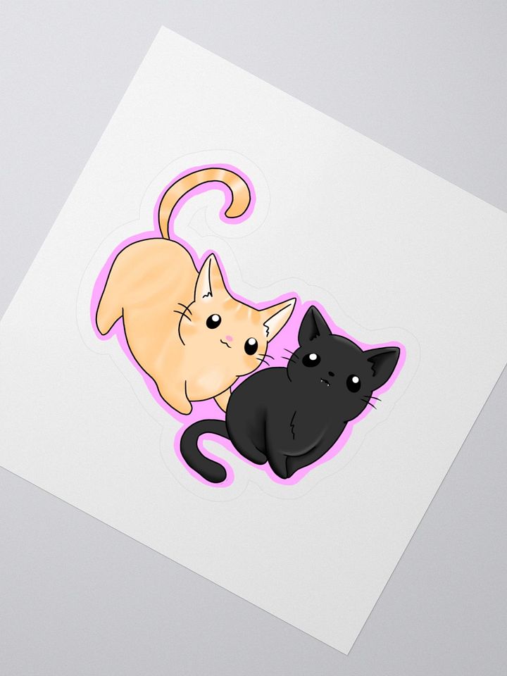Waifu Cats Kiss Cut Sticker Set product image (2)