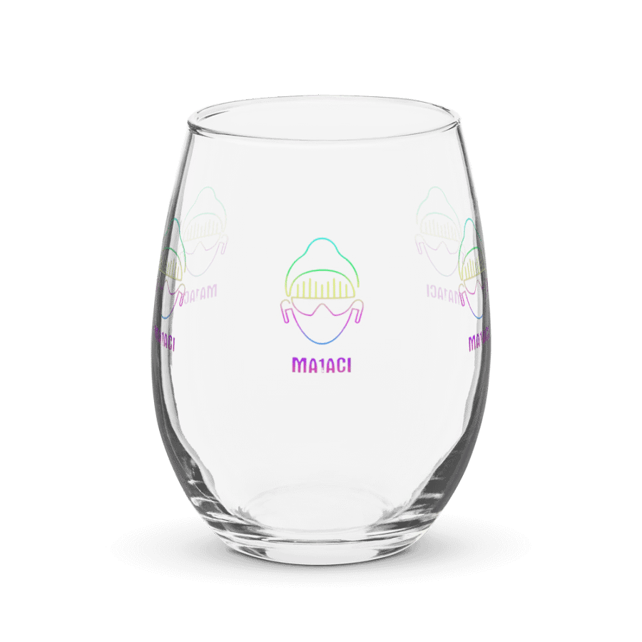 Ma1aci Beats Stemless Wine Glass product image (1)