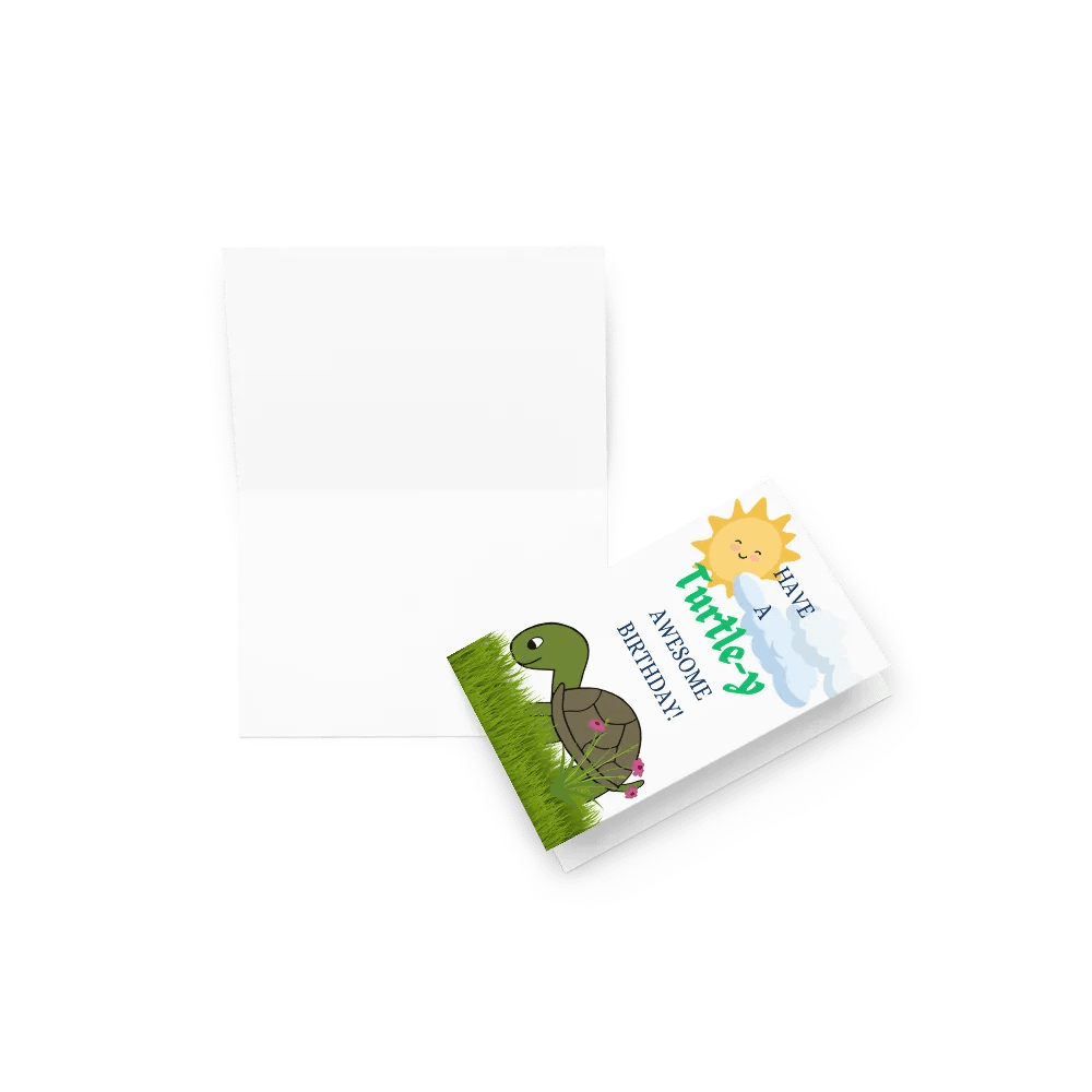 Turtle-y Awesome Birthday Greeting Card product image (8)