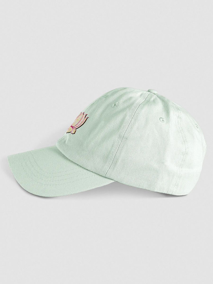 Golden Lotus Embroidered Dad Hat product image (3)