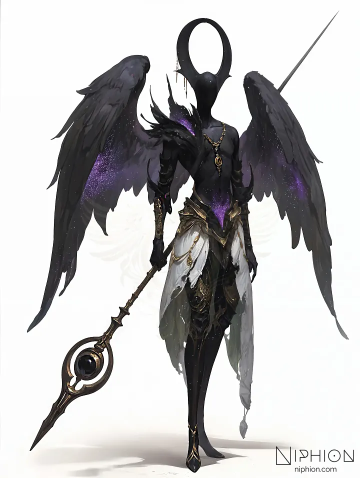 High-Resolution Digital Art – Nebula Archangel, Character Design #16 product image (1)