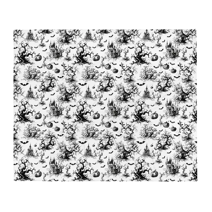 Halloween Black And White Blanket product image (1)