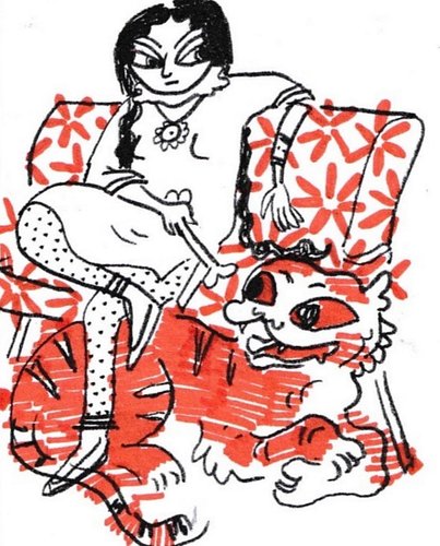 trying to figure out which direction i wanna character develop her , but i will flesh her out more somehow. she is a spy.