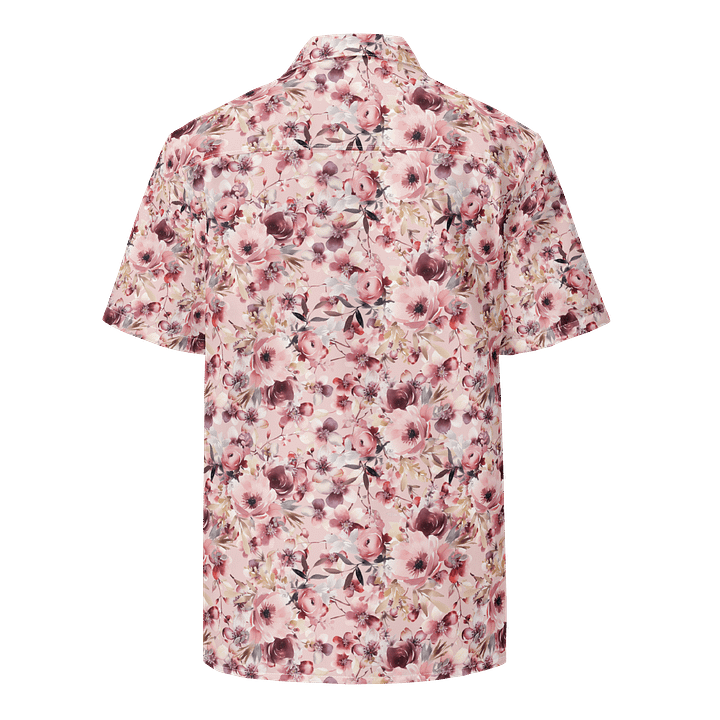 Pink Roses Garden Hawaiian Shirt product image (2)