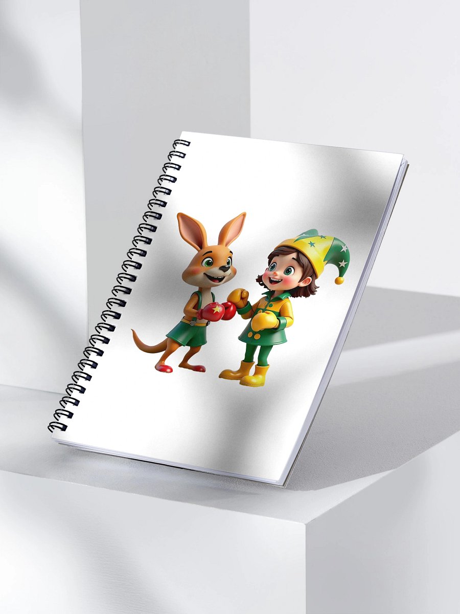 JessyJesty “KangaJoy” Kangaroo Spiral Notebook product image (3)