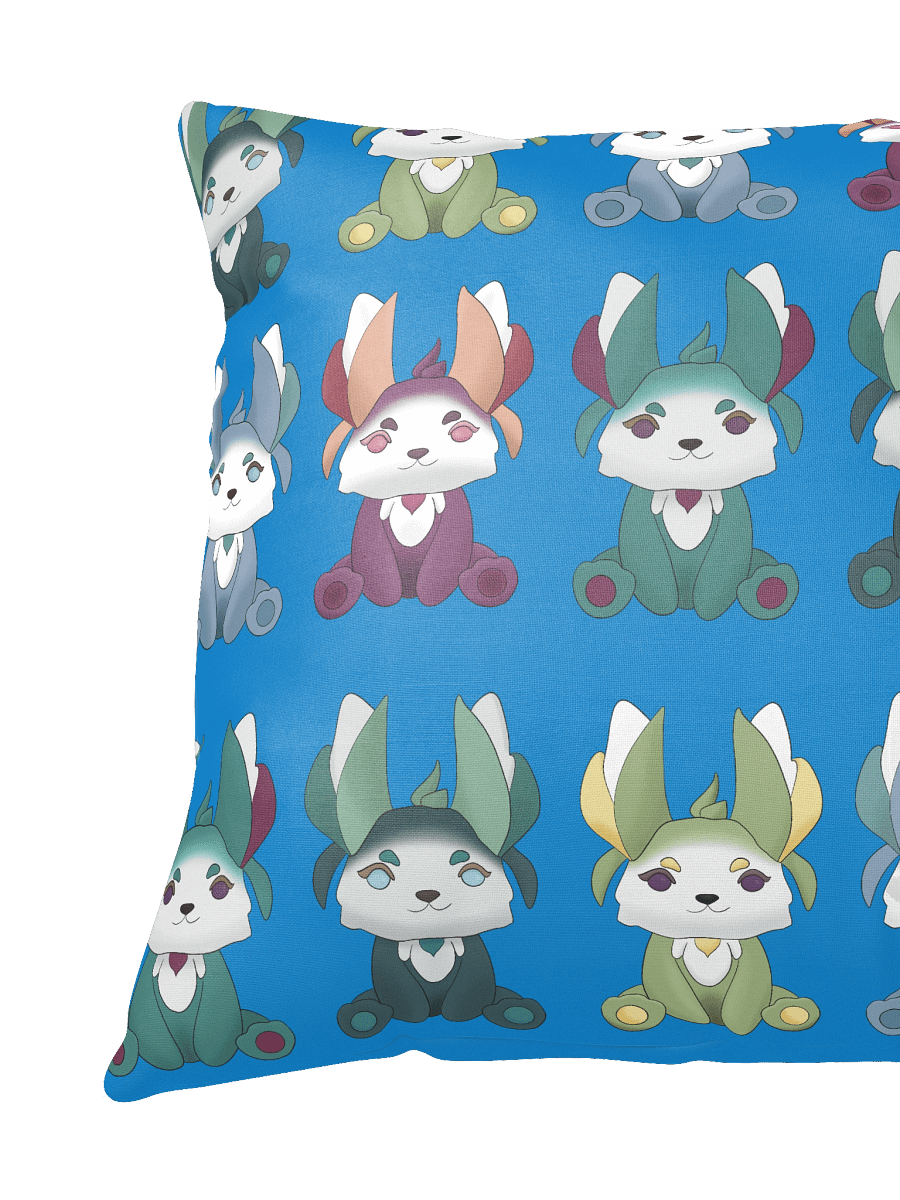 Blue Flutterfox Pattern Pillow - Palia-Inspired product image (6)