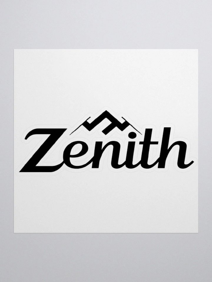 White Zenith Peak Kiss Cut Stickers product image (1)
