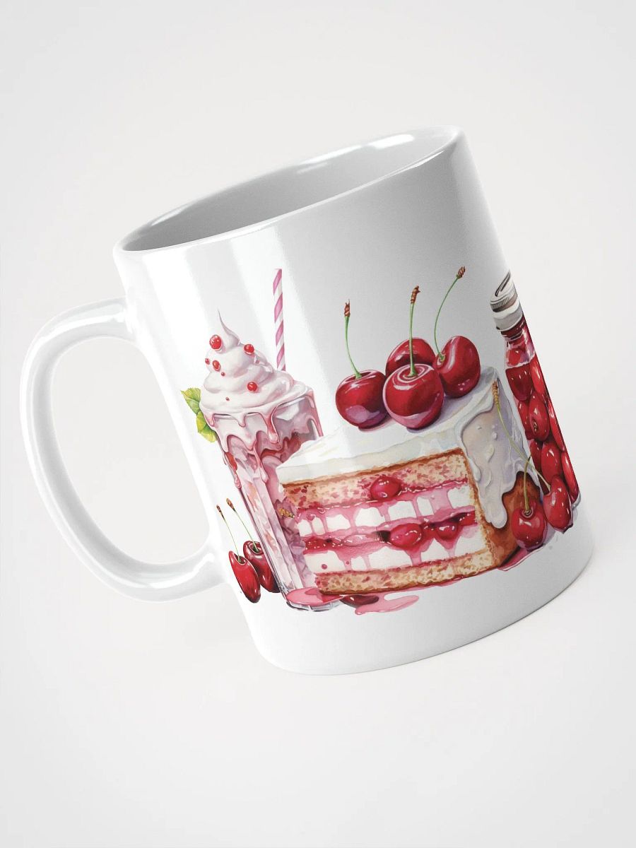 Cherry Bliss White Glossy Mug product image (3)