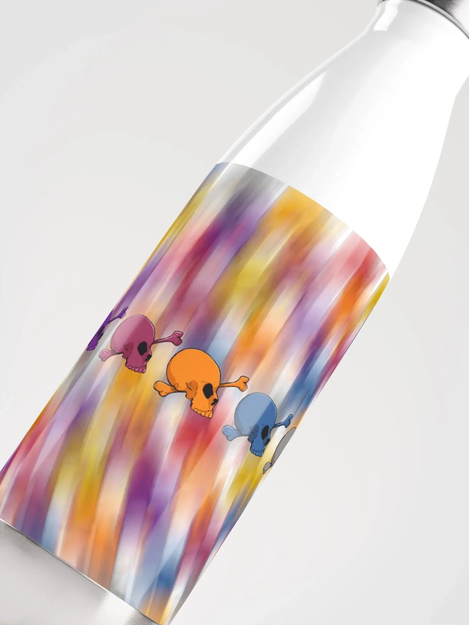 Swirling Skulls Stainless Steel Water Bottle product image (9)