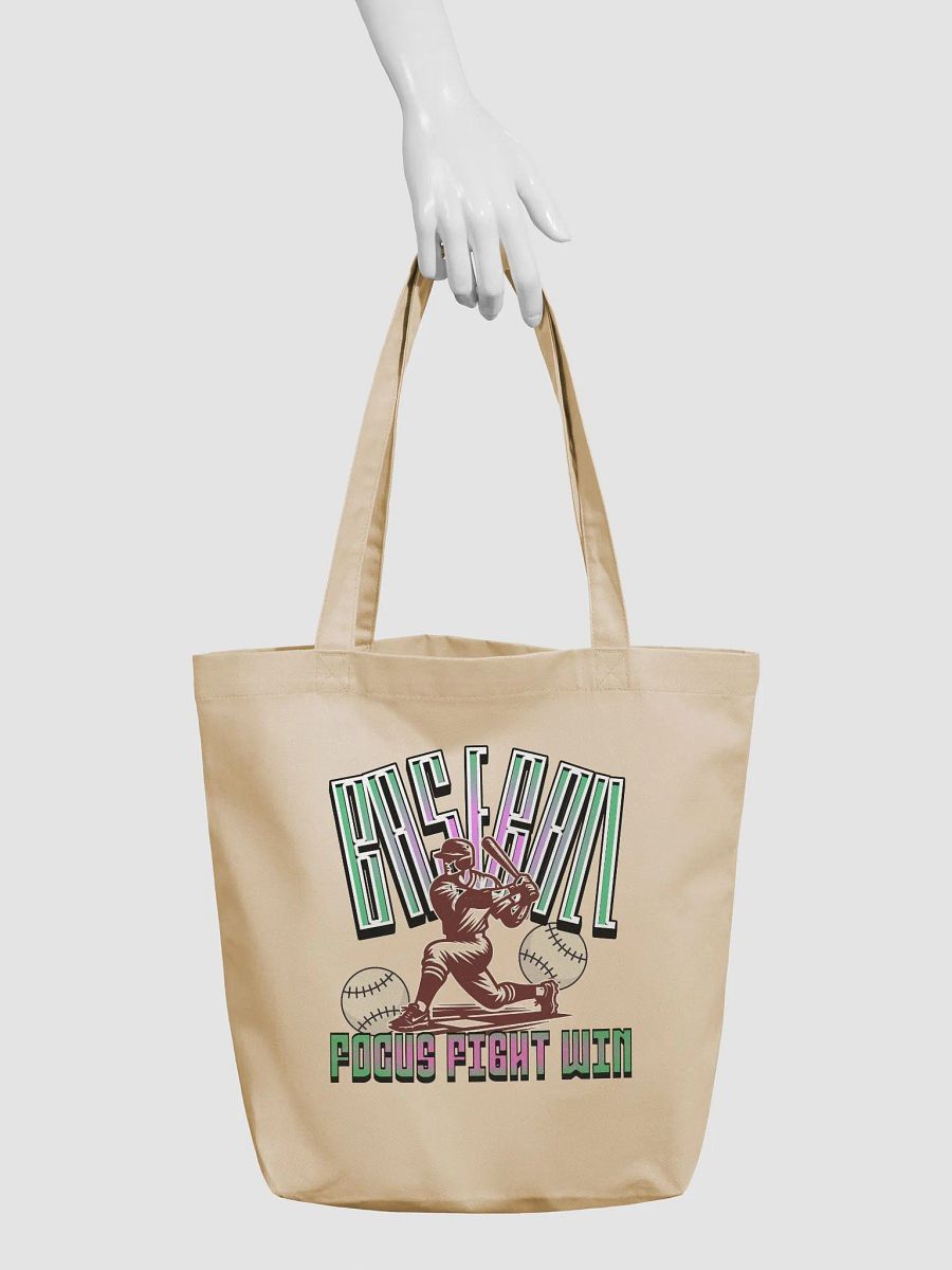 Focus Fight Win Baseball Tote Bag product image (6)
