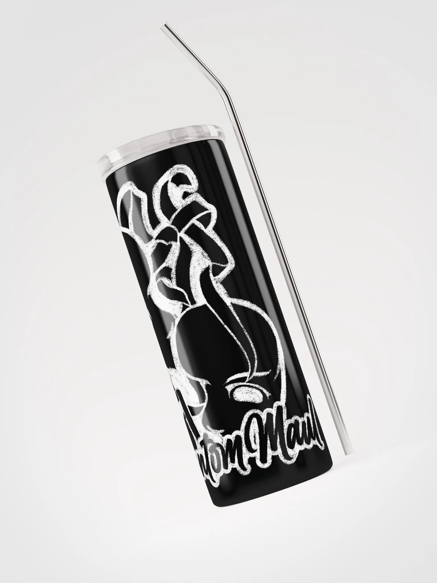 'PhantomMaul' White Logo Stainless Steel Tumbler product image (4)