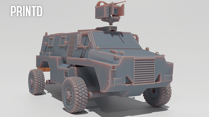 Australian Special Forces Bushmaster Troop Transport - Modern Warfare Wargame Hobby Resin Scale Models product image (2)
