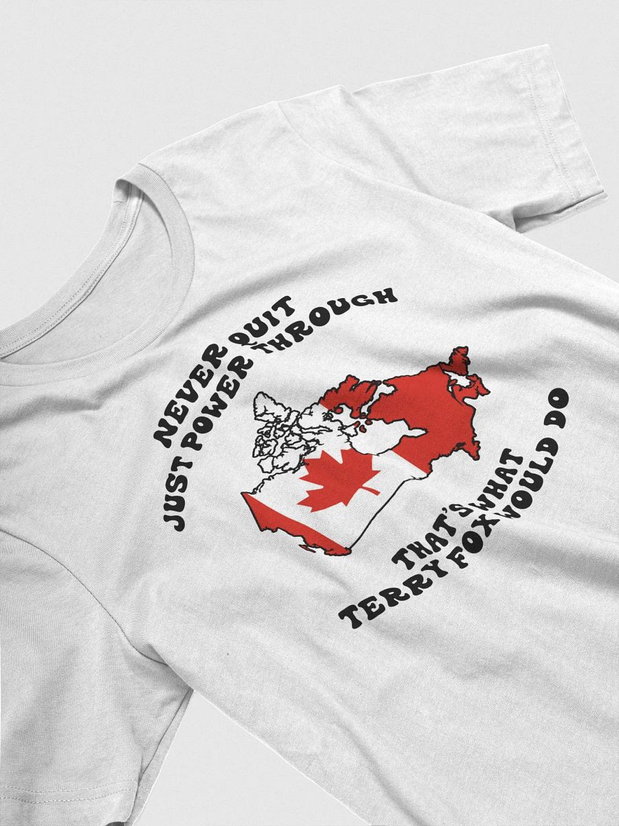 Never Quit Terry Fox T Shirt product image (3)