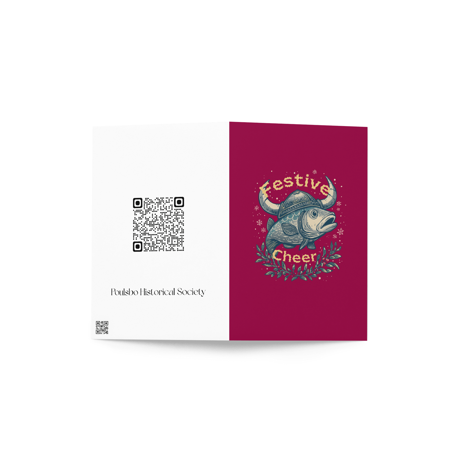Nordic Festive Fish Greeting Card product image (2)