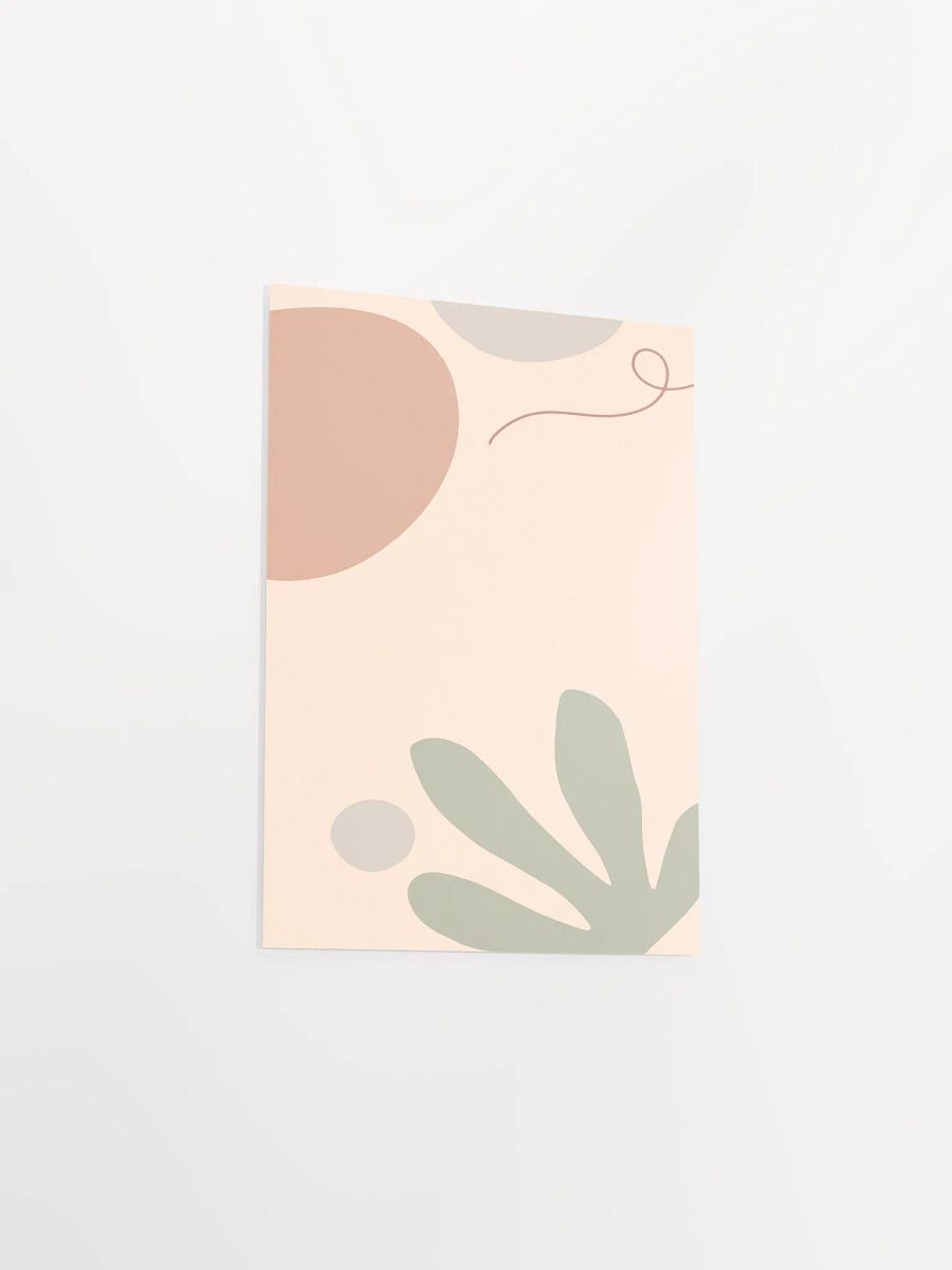 Boho abstract wall art — boho wall decor, aesthetic poster product image (8)