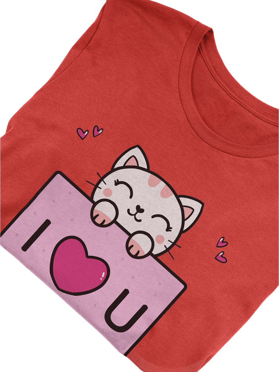 Adorable Kitty Love T-Shirt product image (8)