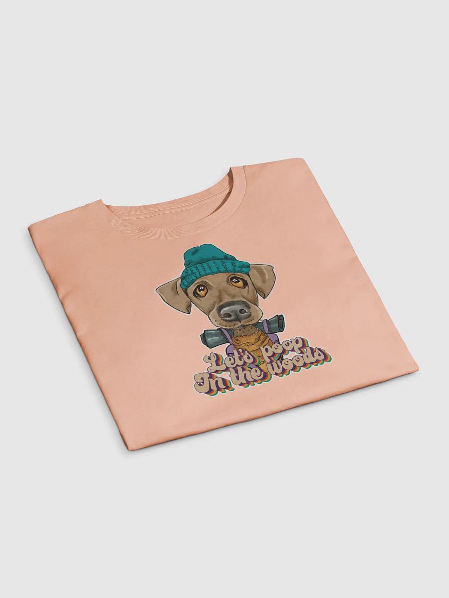 Cropped t-shirt - Let's poop in the Woods - Large Print product image (4)