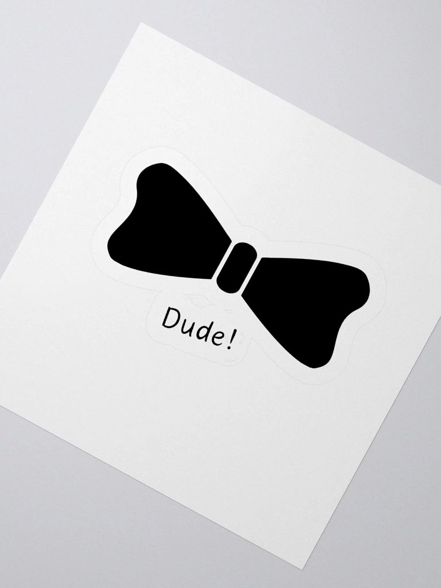 Dudish bow tie design sticker 013 product image (2)