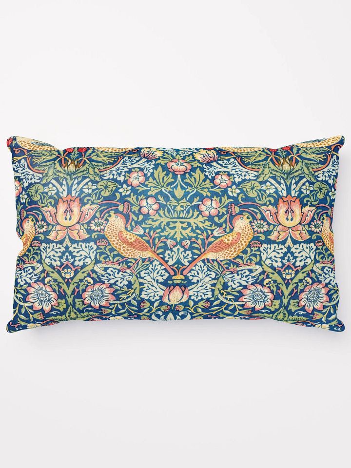 Strawberry Thief: William Morris: All-Over Print Pillow product image (3)