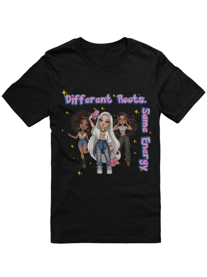 Yes, I’m That Girl T-Shirt – Different Roots Same Energy | Trendy Bratz-Inspired Graphic Tee for Women product image (2)