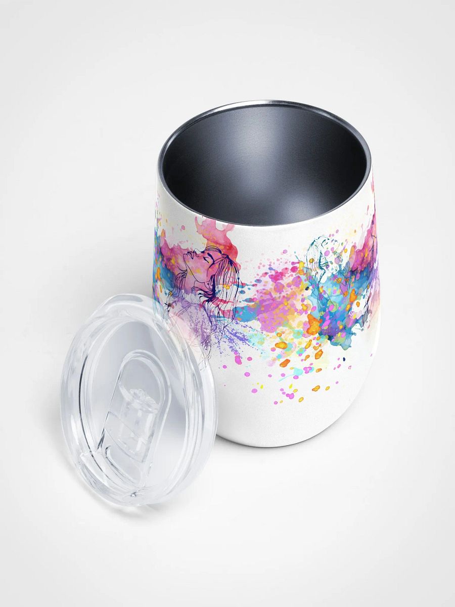 watercolor faces design wine cooler for the feminine ladies product image (3)
