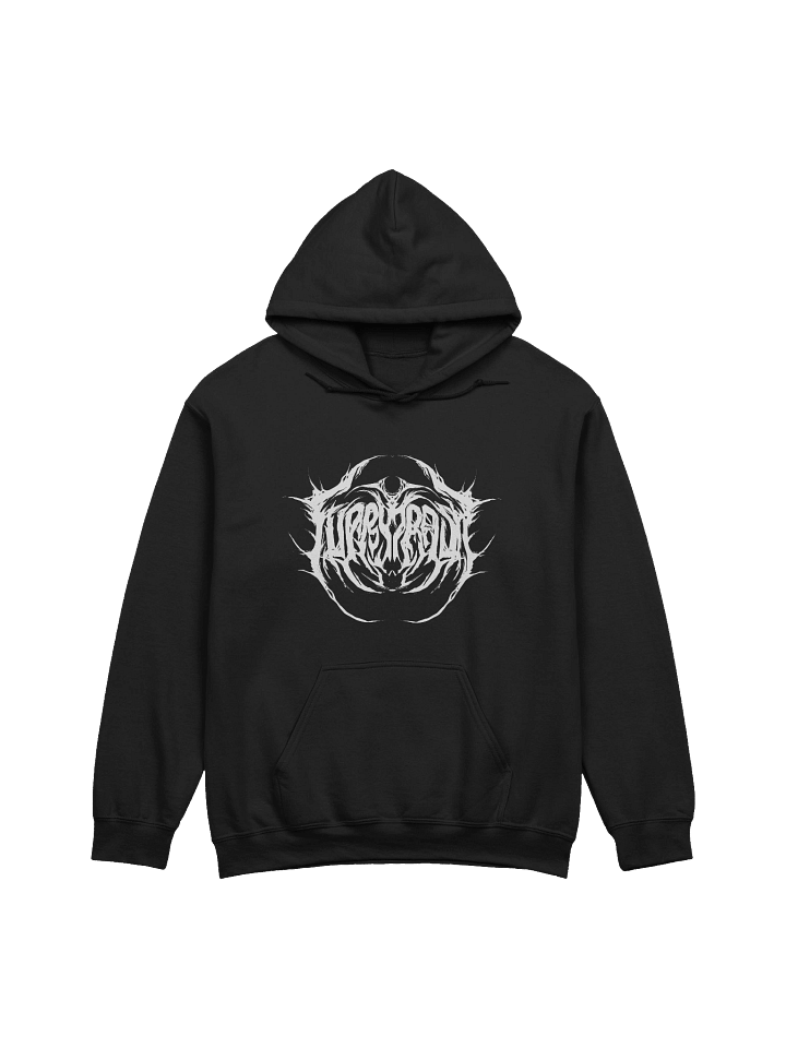 Furry Trash Hoodie – Metal Logo (White Print) product image (5)