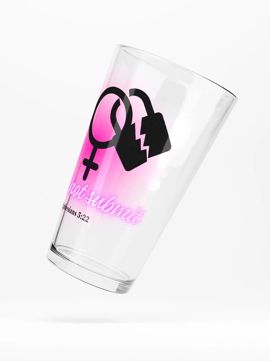 I Will Not Submit Pint product image (5)