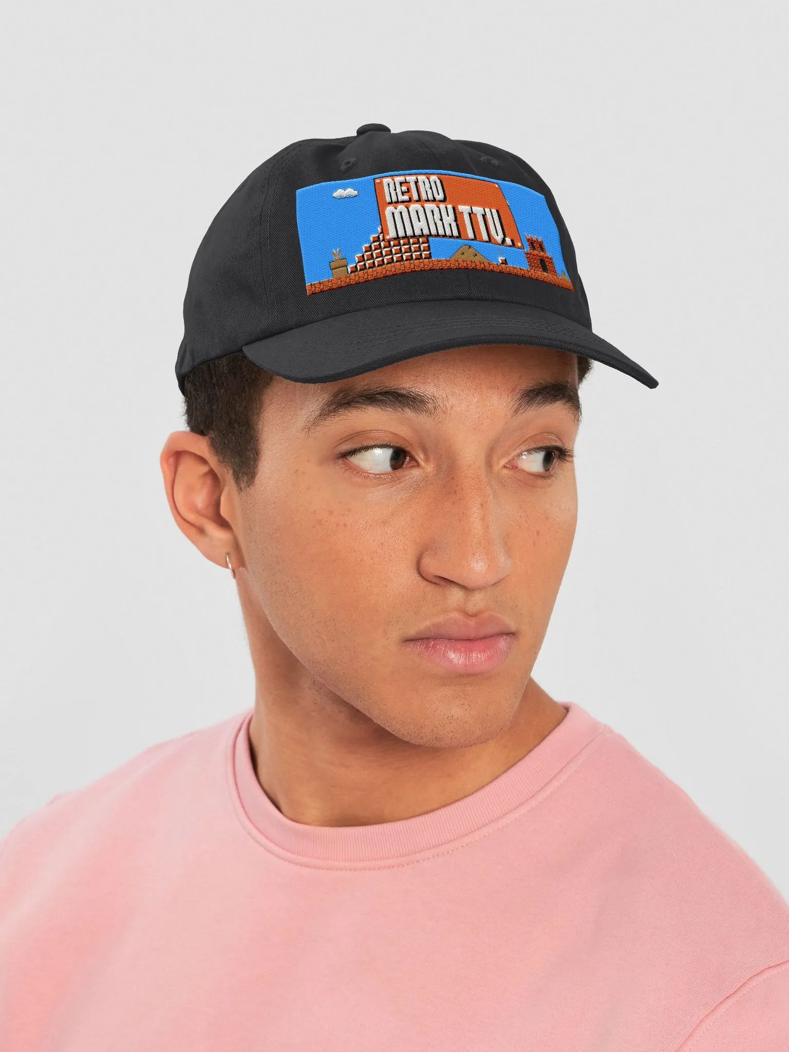 Retro Mark TTV Pixelated Castle Dad Hat product image (21)