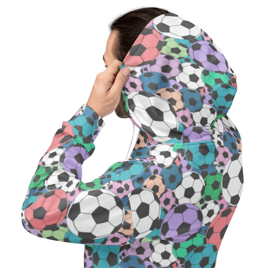 Yay Sports Soccer Football All Over Print Hoodie product image (5)