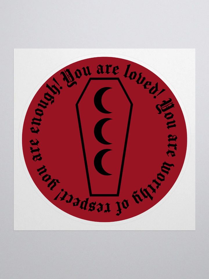 Cozy Coffin Club Sticker product image (2)
