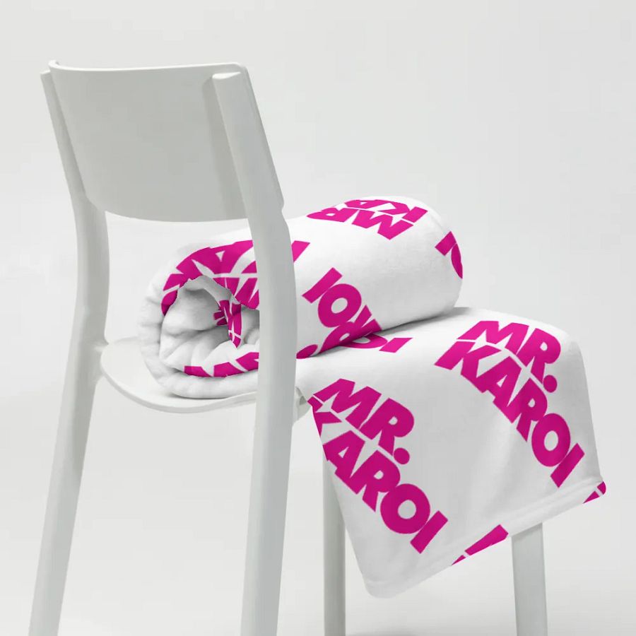 Mr. Karoi Logo Throw Blanket product image (8)