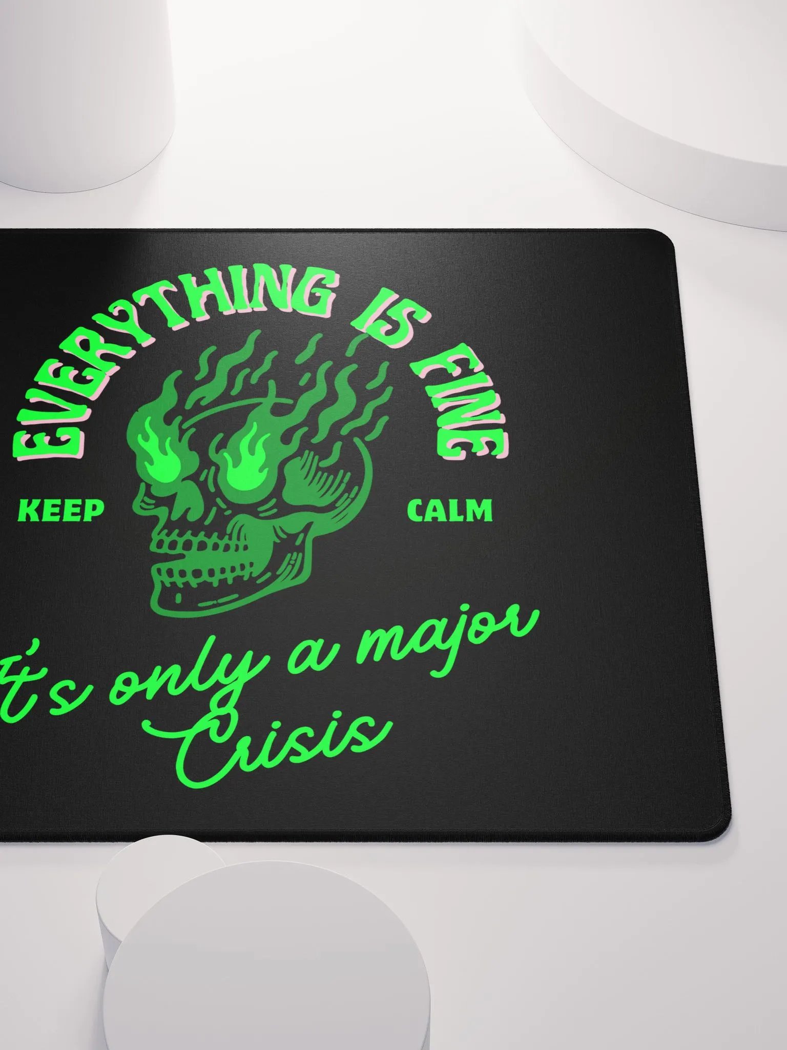 Everything is fine mouse pad product image (9)