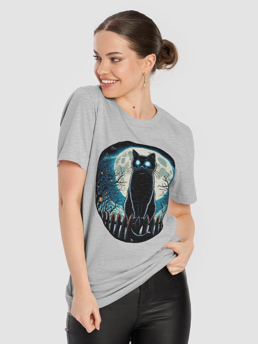 Moonlit Cat Glow T-Shirt product image (46)