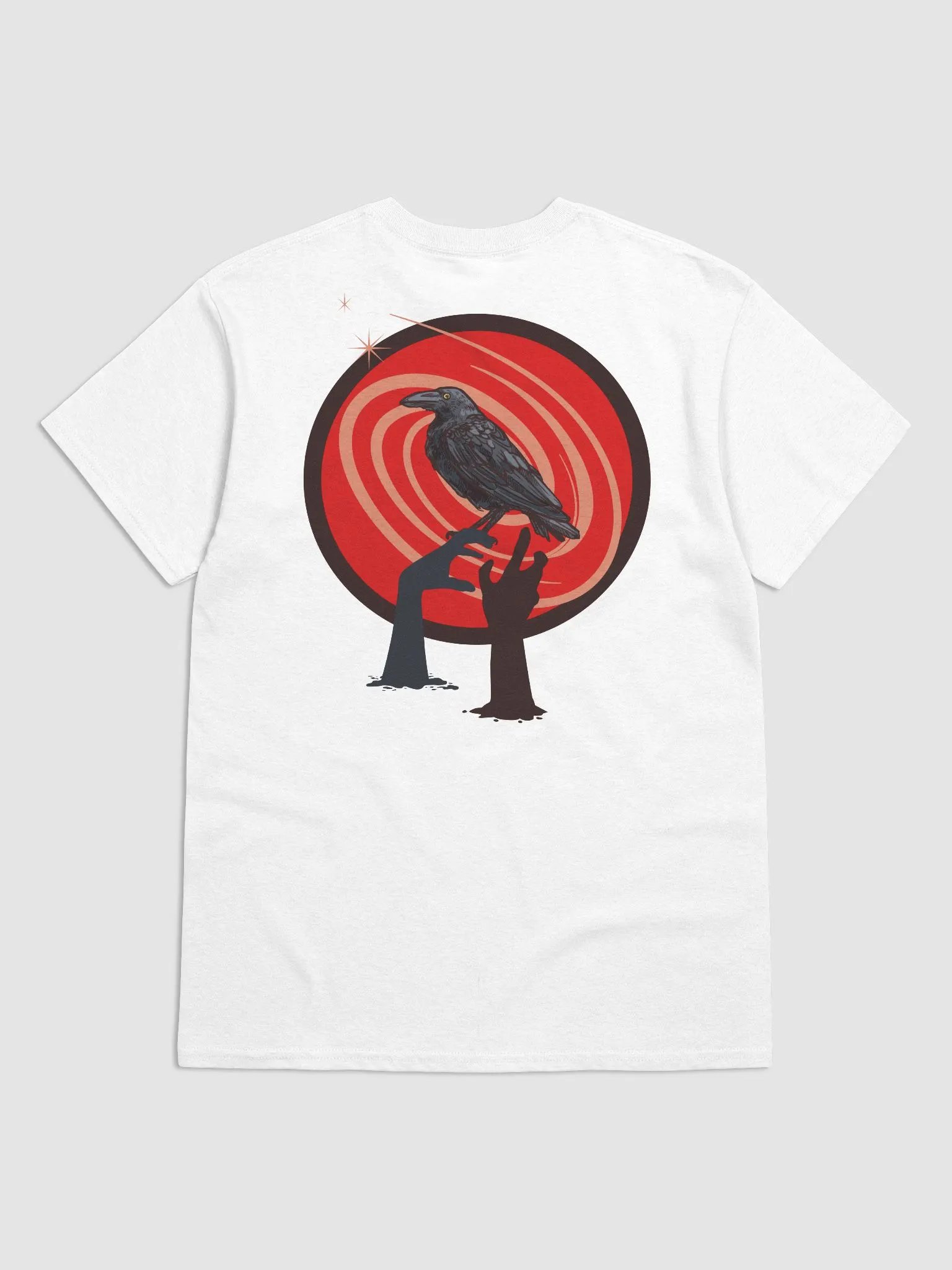 Blood Moon Zombie Raven T-Shirt product image (4)