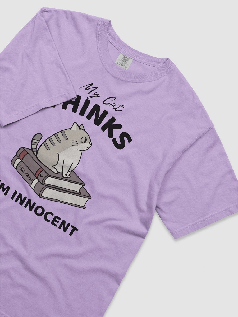 Hand-drawn Purr-fect Gift for Cat Moms Who Love Murder Mysteries - True Crime Graphic Tee product image (16)