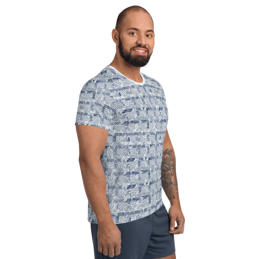 Blue Rainforest | Men´s Athletic T-Shirt product image (4)