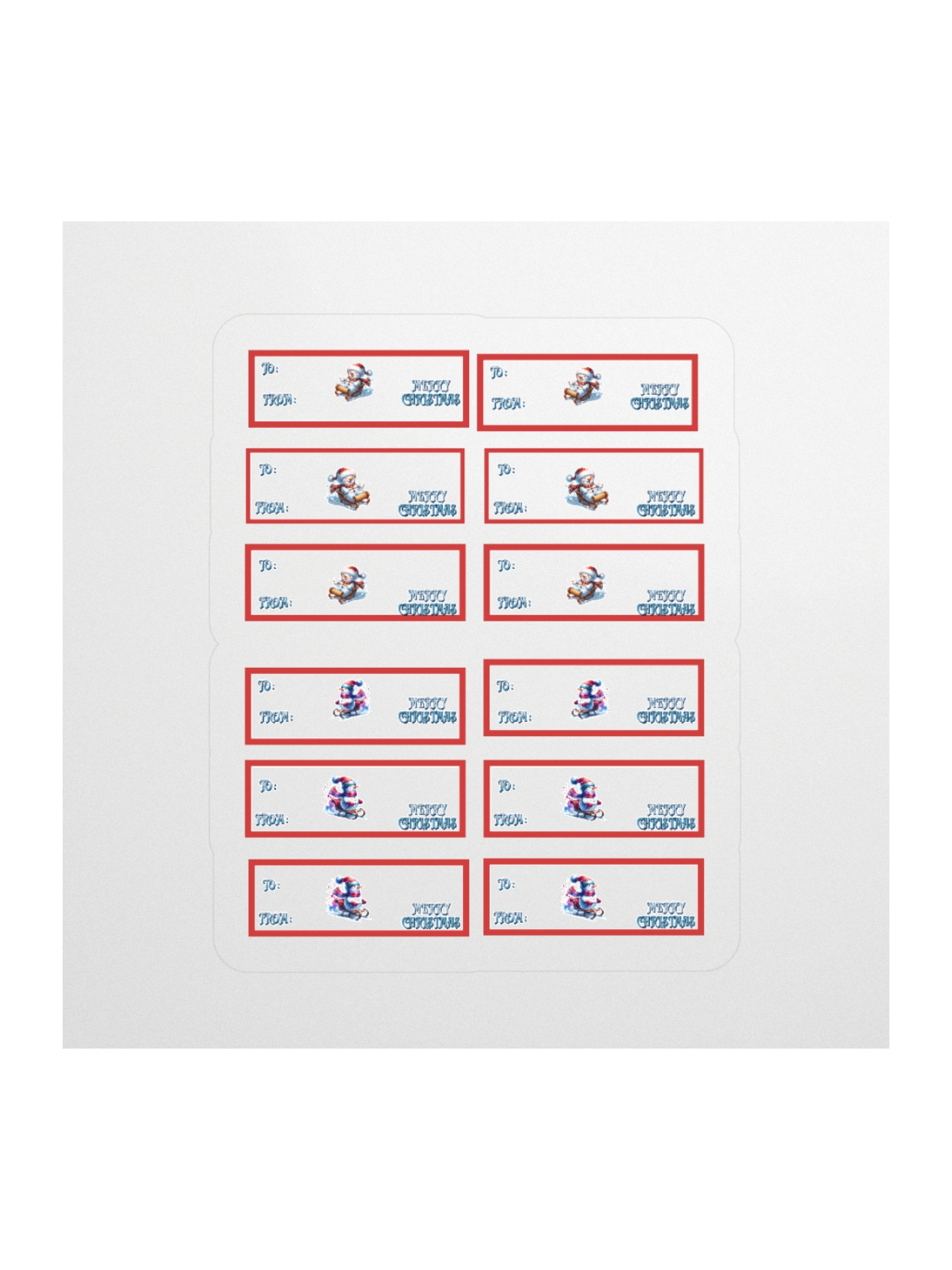 SNOWMEN MERRY CHRISTMAS product image (2)