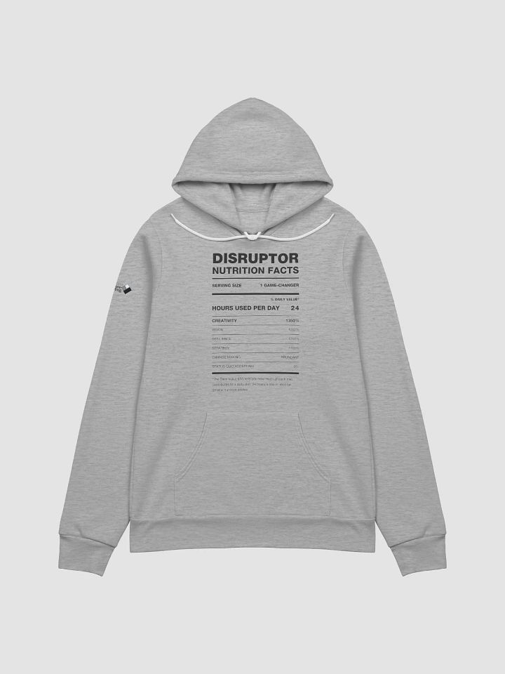 DISRUPTOR Nutrition Facts Comfort Hoodie product image (6)