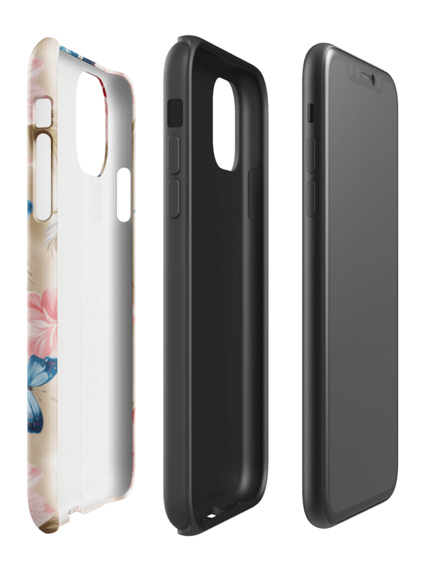 Tropical Hibiscus Butterflies - Tough Phone Case product image (93)
