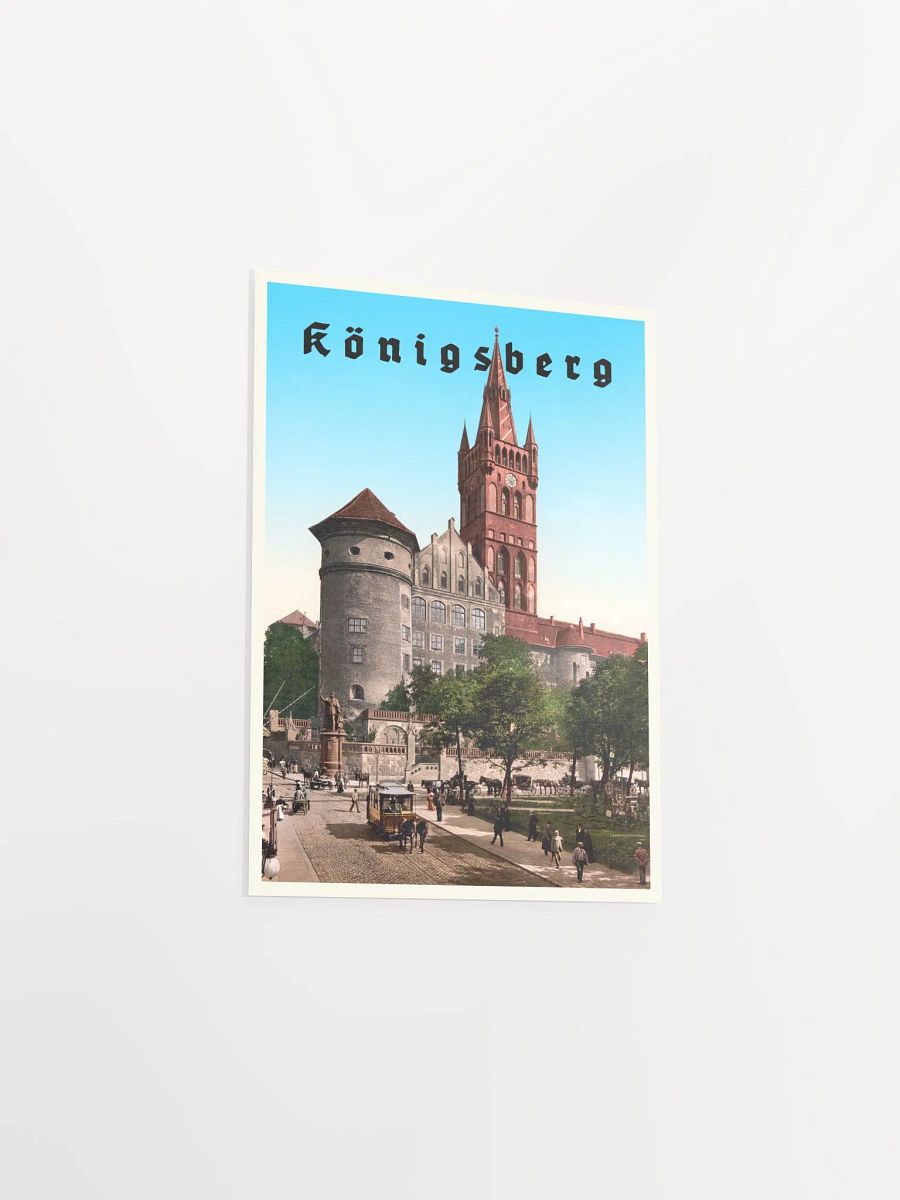 Konigsberg/Königsberg, Prussia, Germany, 1894 — retro vintage travel poster product image (8)