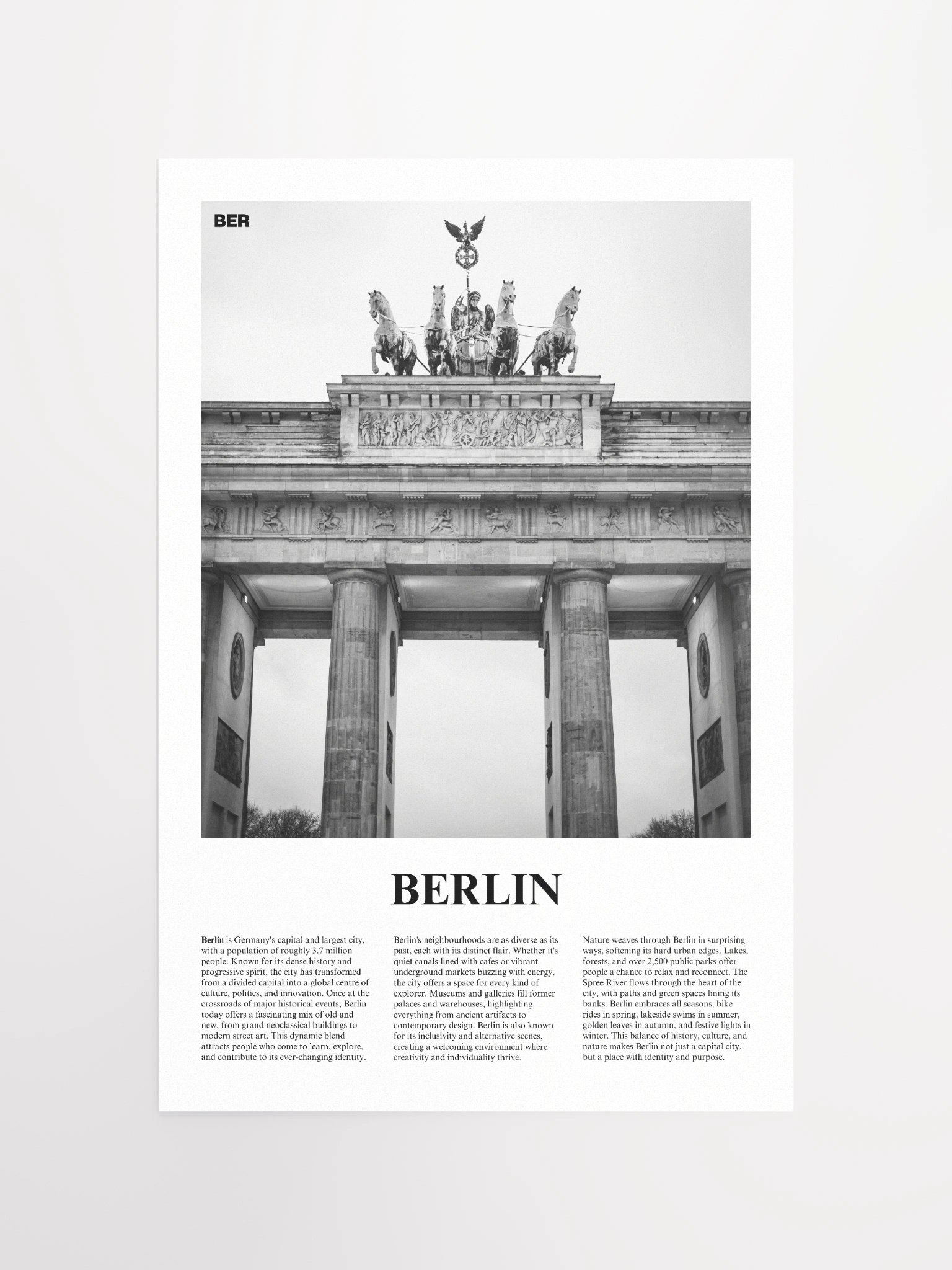 Berlin 04 Newspaper Poster product image (5)